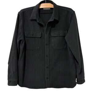Everlane | Men's Shacket Shirt Gray Button Front Long Sleeve Cotton- Size XL